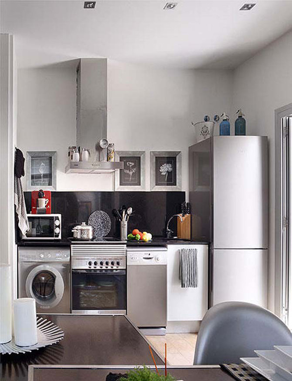 cozinha integrada com lavanderia