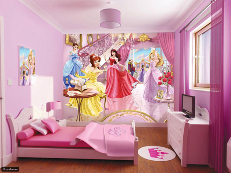 quarto infantil de princesas
