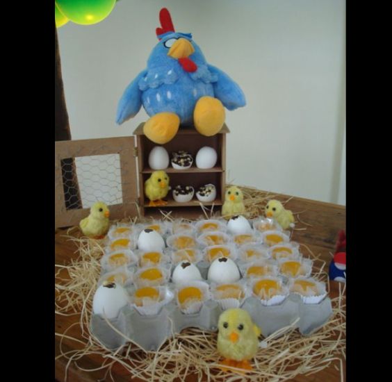 festa da Galinha Pintadinha ovos