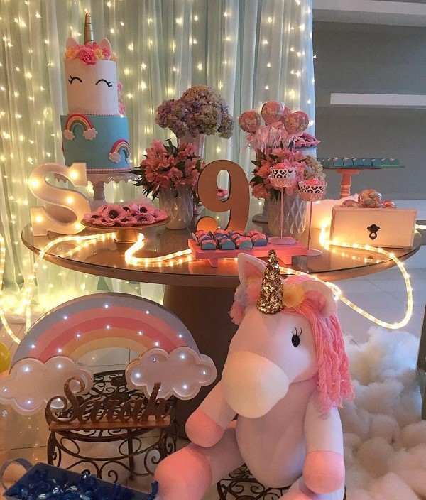 decoração do unicornio