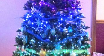 18 Ideias de Decoração de Árvore de Natal com Laços e Bolas