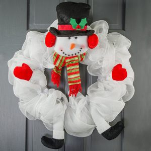 guirlanda natalina boenco de neve