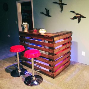 movel de pallet bar