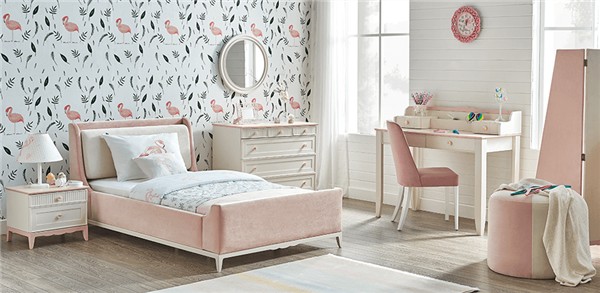 quarto feminino decorado