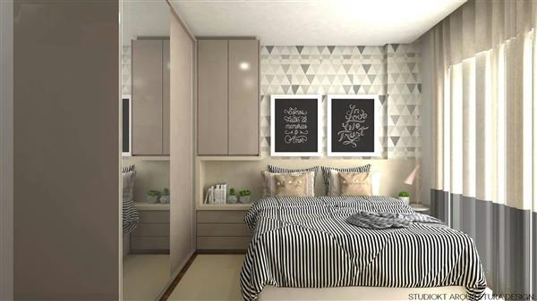 quarto de casal decorado
