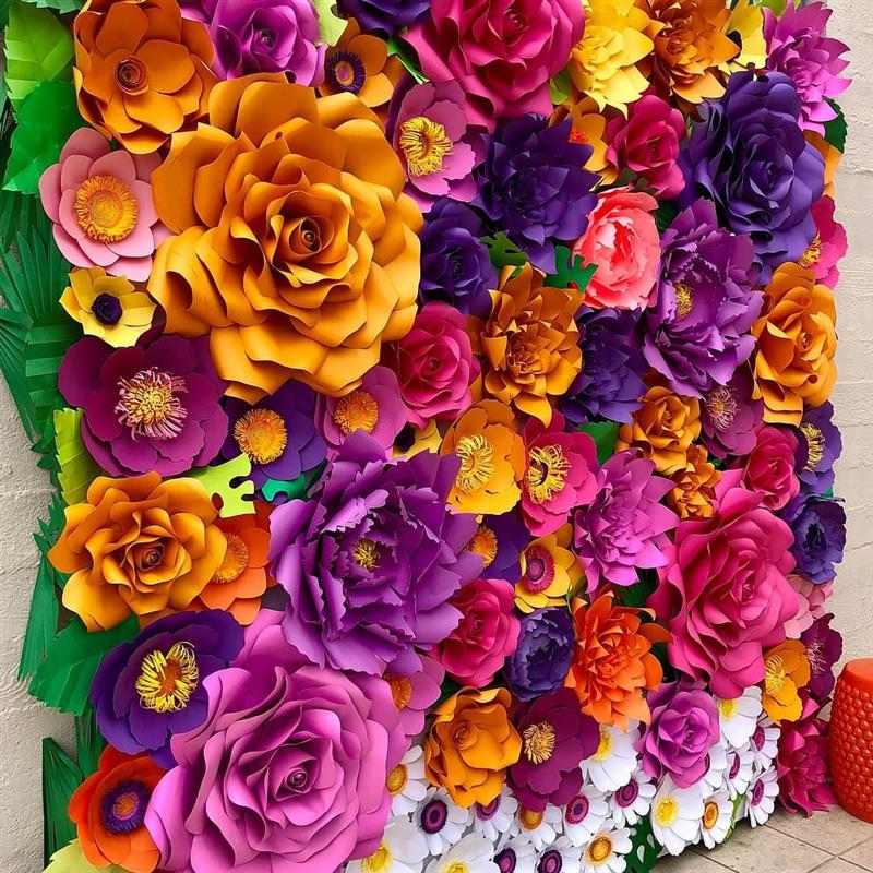 Painel de Flores na Decoração: + 40 fotos para se inspirar