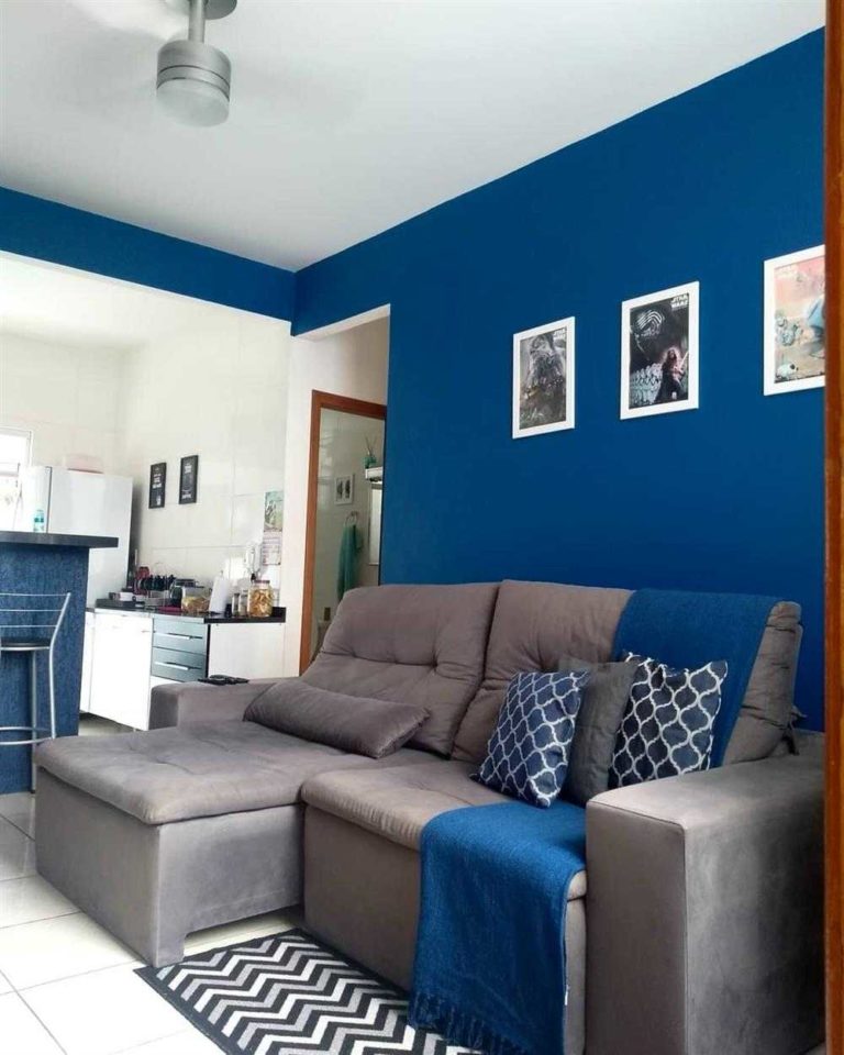 Tons de azul maravilhosas tonalidades na decoração