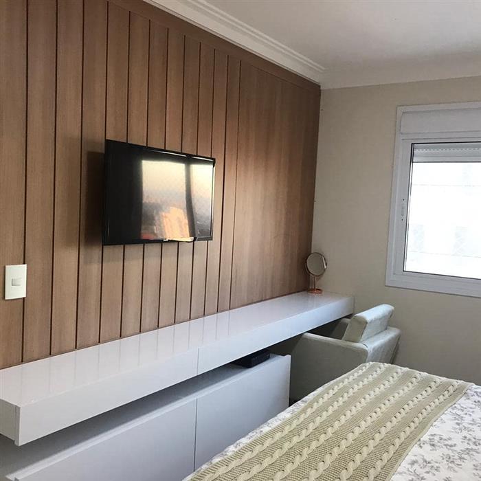 bancada para quarto com tv