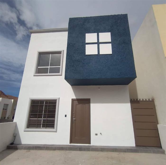 casas pintadas em azul