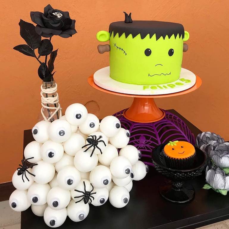 decoração Halloween simples