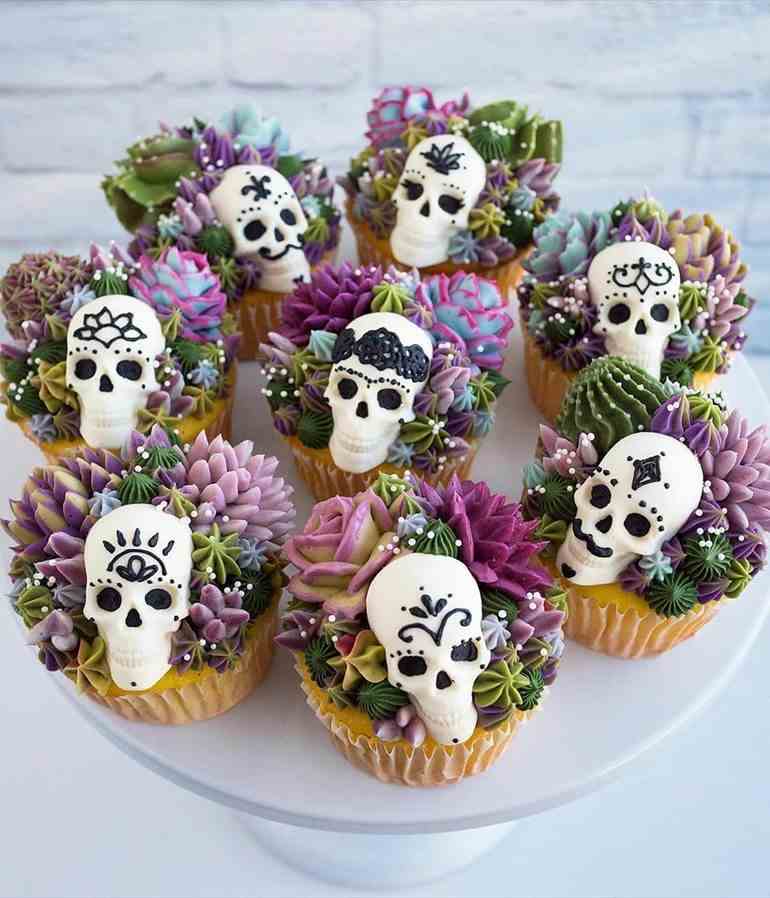 Cupcakes decorativos de Halloween