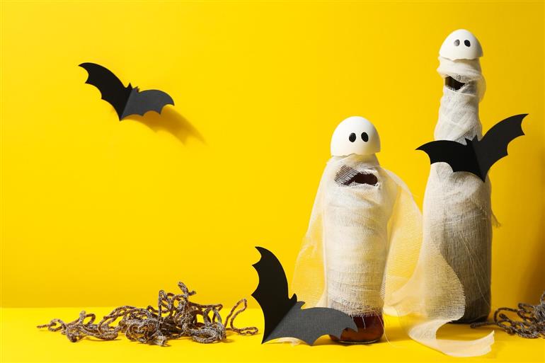 Como fazer decoração Halloween simples