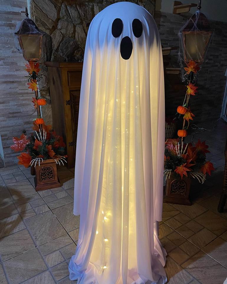 Fantasma de decoração dia das bruxas