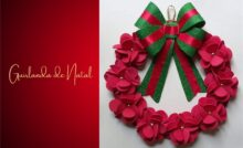 guirlanda de natal em eva