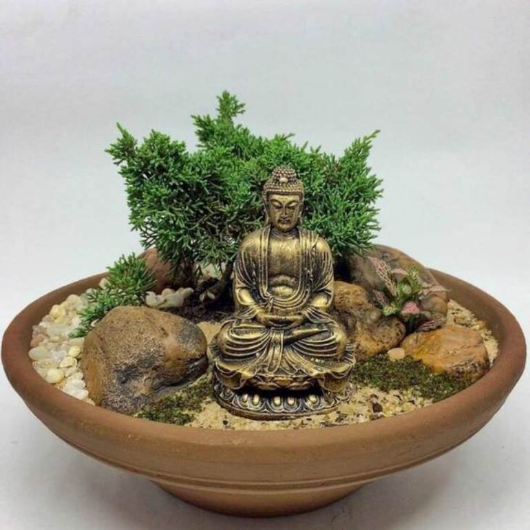 Jardim zen miniatura